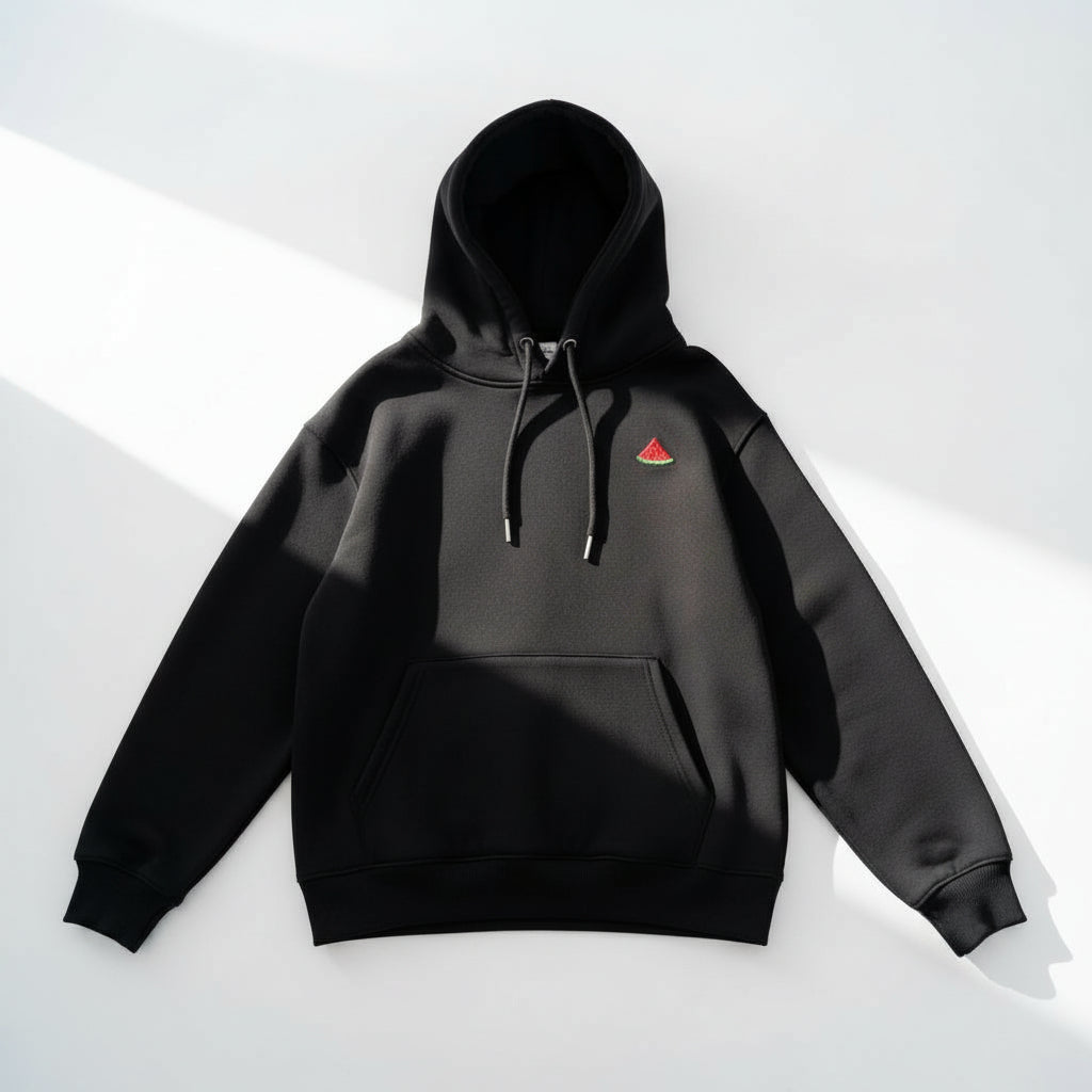 Everyday Hoodie Handmade Embroidered Watermelon Logo